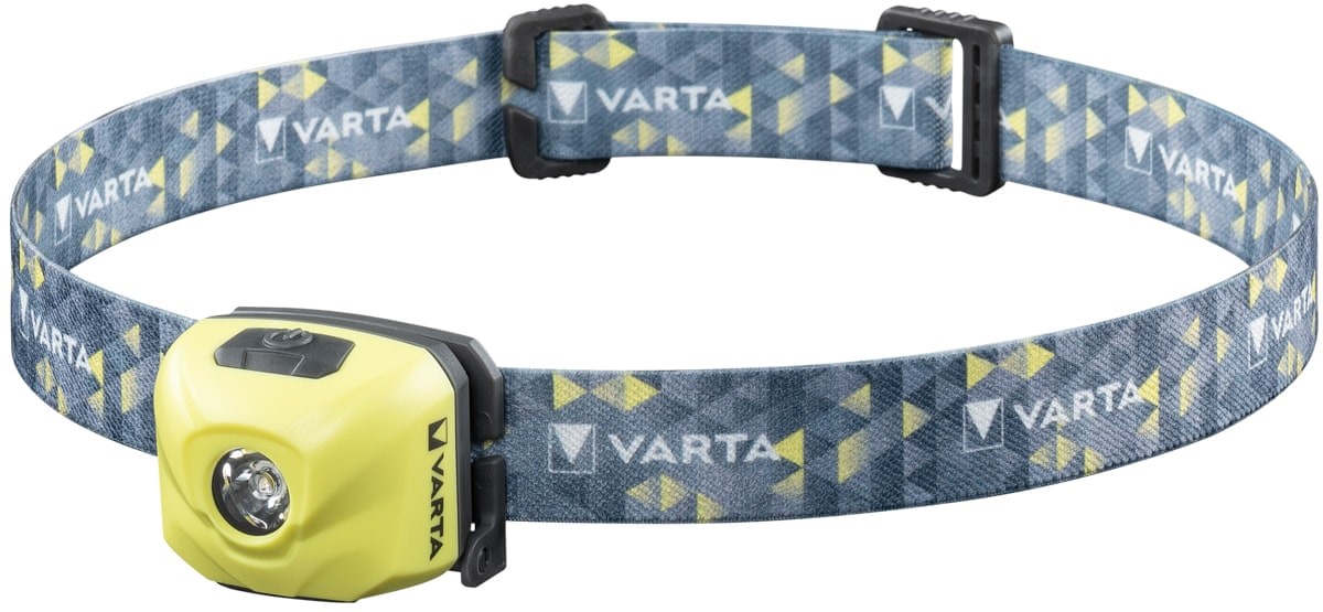 Čelová svítilna VARTA limetková, OUTDOOR SPORTS Ultralight, LED3W nabíjecí