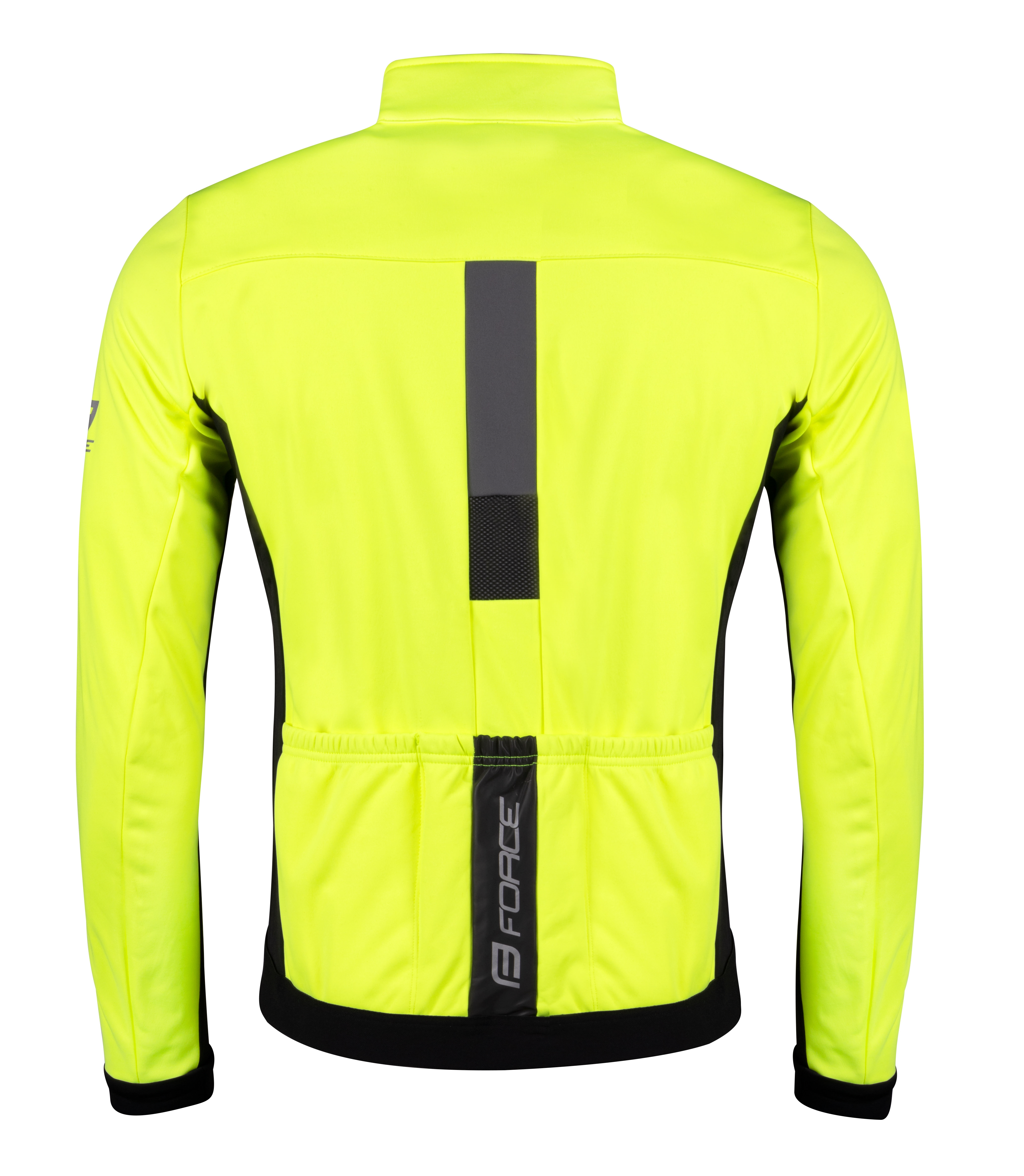 bunda F FROST softshell zimní, fluo-černá