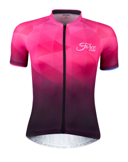 dres FORCE GEM LADY kr. rukáv, růžový 