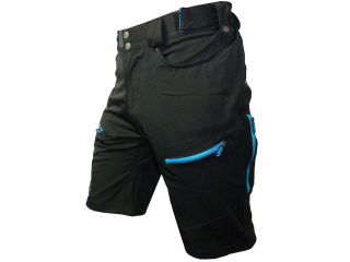 Pánské cyklokraťasy HAVEN NAVAHO SLIMFIT black/blue
