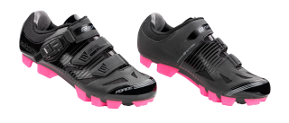 tretry FORCE MTB TURBO LADY, černo-růžové