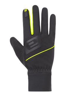 Etape – rukavice EVEREST WS+, černá/žlutá fluo