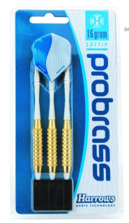Šipky Harrows Pro Brass soft 18g