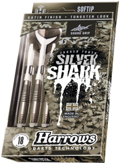 Šipky Harrows Silver Shark soft 18g