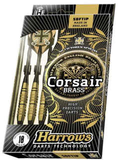 Šipky Harrows Corsair soft 18g black